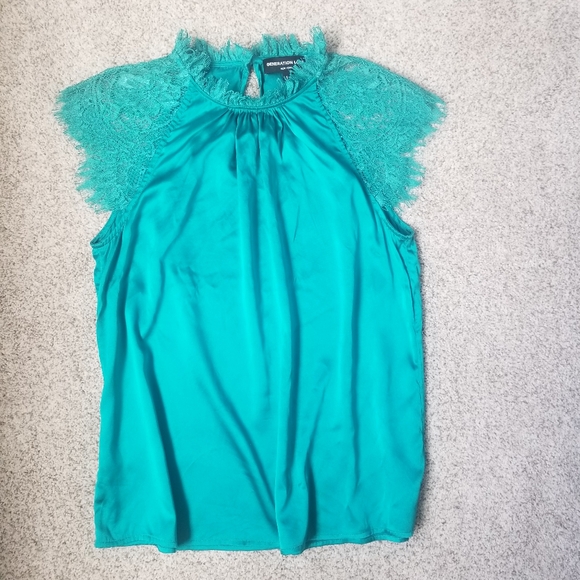 Generation Love Silk Halter Blouse, size Small - Picture 3 of 8